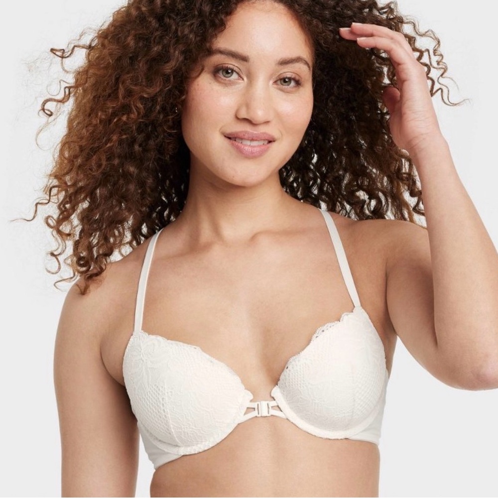 Target White Lace Bra